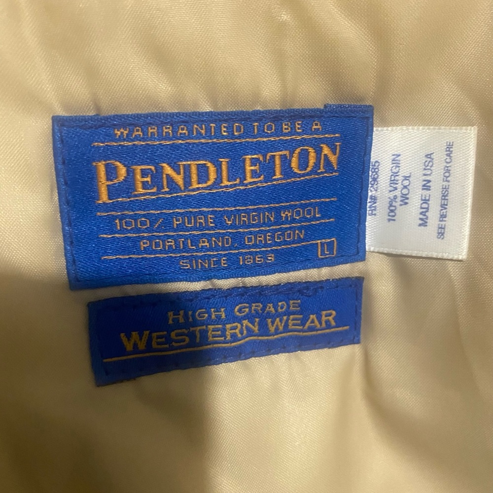 Pendleton Jacket Large Red, Nonsmoker - image 2